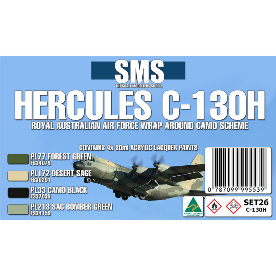SMS RAAF HERCULES C-130H Colour Set - Aussie Hobbies 