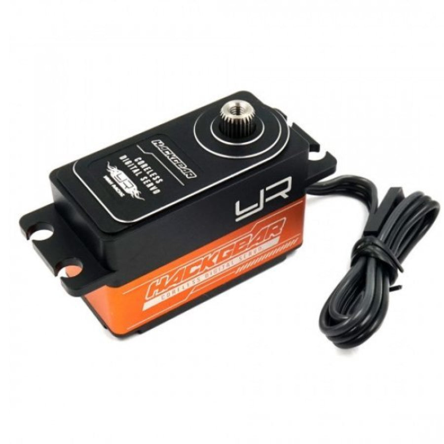 Yeah Racing Orange Aluminium Low Profile Coreless 10kg 8.4v Titanium & Copper Geared Servo - Aussie Hobbies 