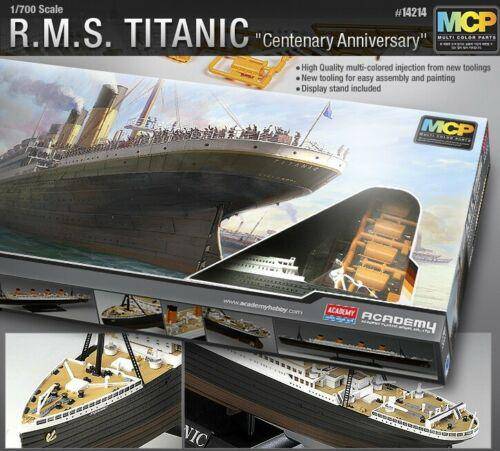 ACADEMY 1/700 RMS TITANIC CENTENARY ANNIVERSARY MCP PLASTIC MODEL KIT - Aussie Hobbies 