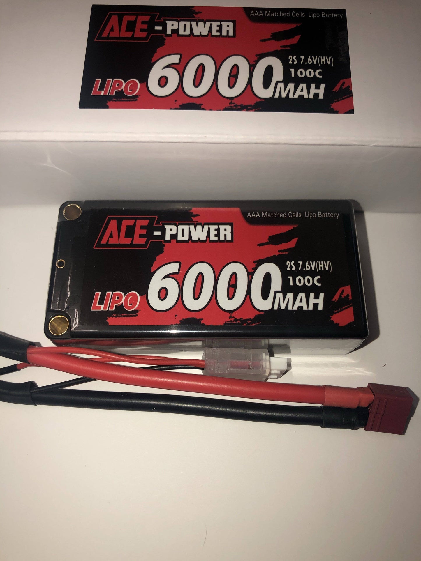 Ace Power - 6000mah 7.6v Hard case - Deans - Aussie Hobbies 