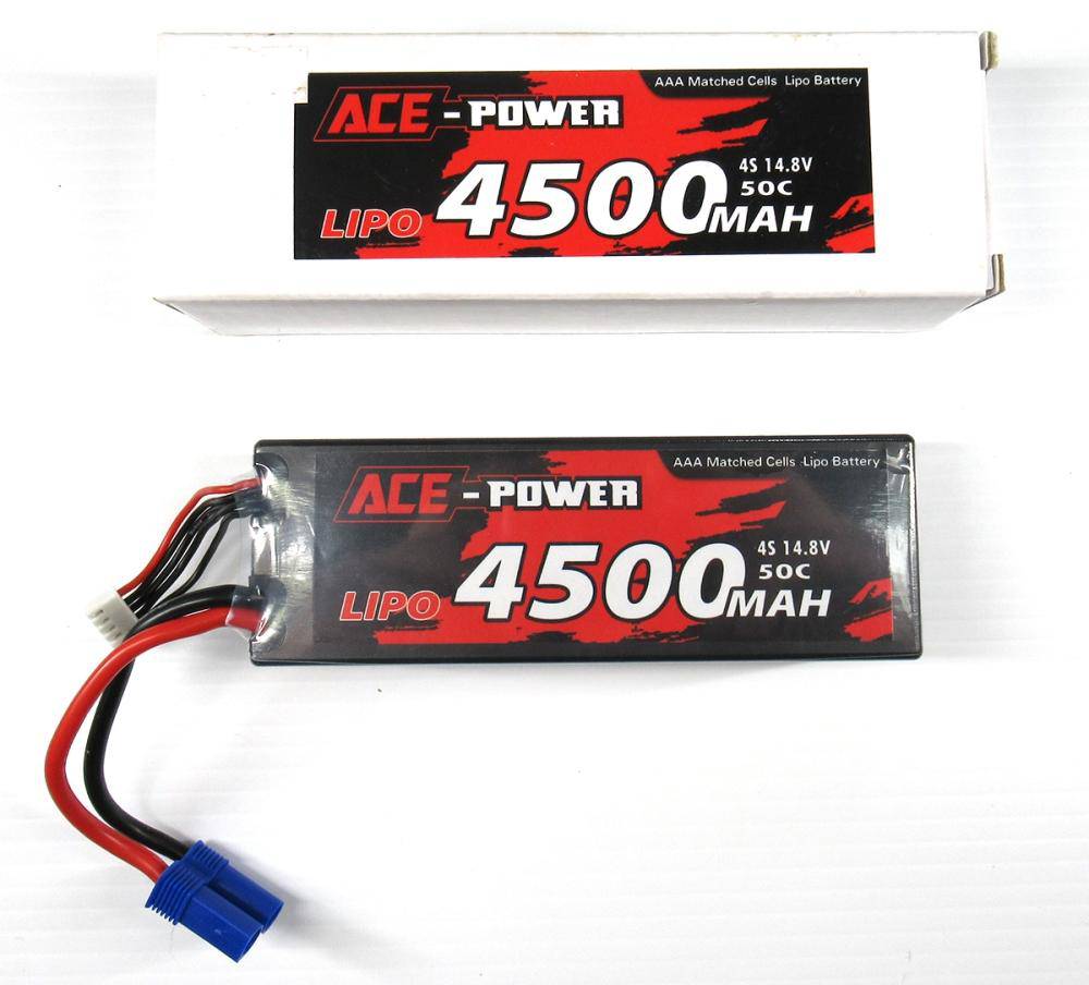 ACE POWER HC LIPO 4500MAH 50C 14.8 EC5 - Aussie Hobbies 