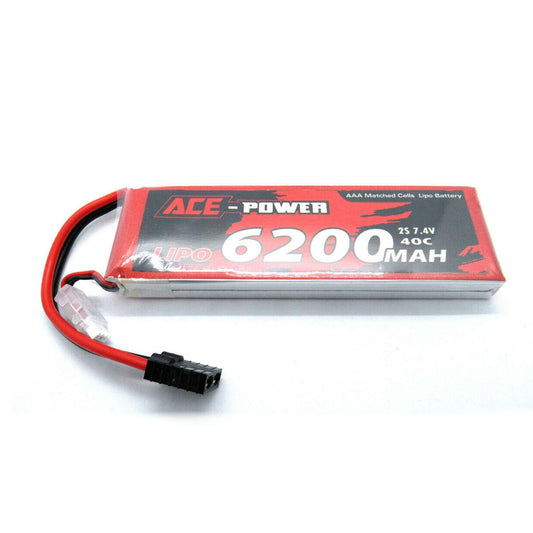 Ace Power - 6200mah 7.4v Soft Case - Traxxas - Aussie Hobbies 