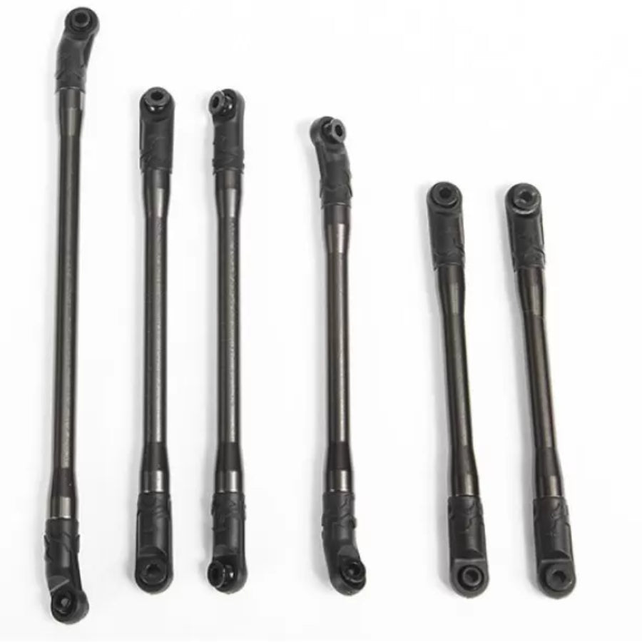 Axial SCX10 II Grey Aluminium Front Links Set - Aussie Hobbies 