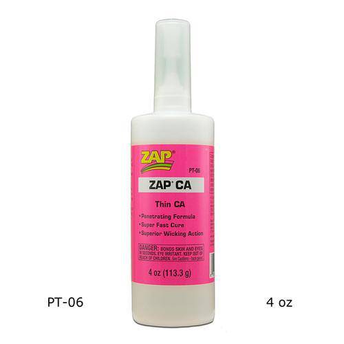 Zap Pt06 Zap-A-Gap Ca 4oz Pink - Aussie Hobbies 