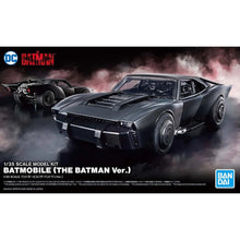 Bandai 1/35 Batmobile The Batman Version model kit G5062186 with detailed parts and authentic film-accurate design.