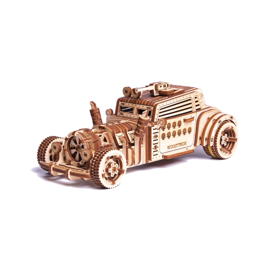 Wood Trick - Apocalyptic Car Wooden Model Kit - Aussie Hobbies 