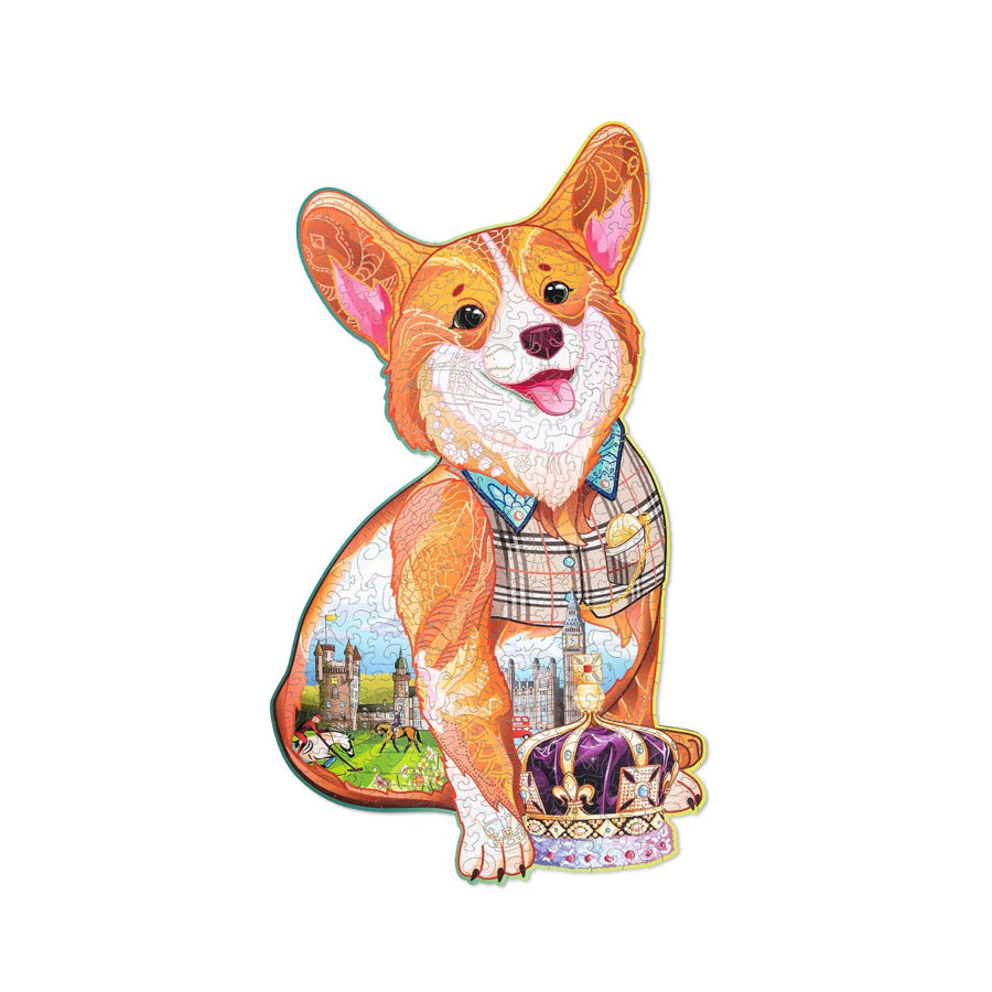 Wood Trick - Great Corgi Wooden Puzzle - Aussie Hobbies 