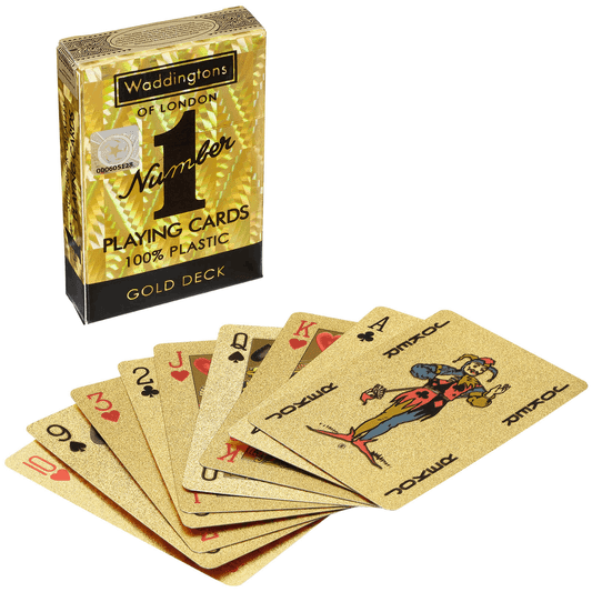 Number 1 Gold Deck Playing Cards - Aussie Hobbies 