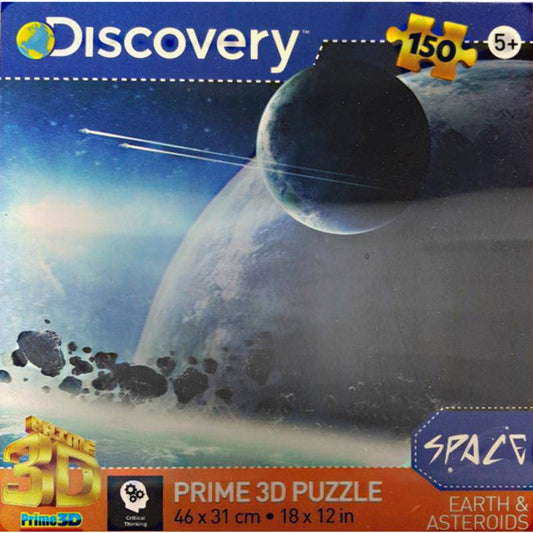 Prime3D Discovery Puzzle Earth & Asteroids (150pcs) - Aussie Hobbies 