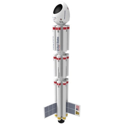 Estes Explorer Aquarius Advanced Model Rocket Kit with futuristic spacecraft design.