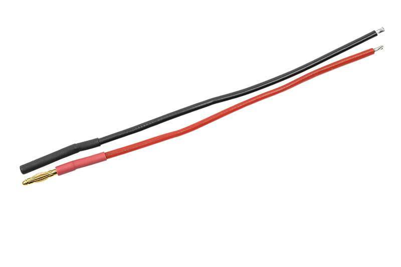 GF-1050-001 GFORCE 2.0MM GOLD CONNECTOR, MALE + FEMALE, SILICON WIRE 20AWG, 10CM (1PC) - Aussie Hobbies 