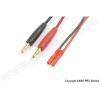 GF-1200-110 GFORCE CHARGE LEAD 2.0MM GOLD CONNECTOR, SILICON WIRE 20AWG (1PCS) - Aussie Hobbies 