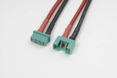 GF-1310-060 GFORCE MPX EXTENSION LEAD, SILICON WIRE 14AWG, 12CM, 1PC - Aussie Hobbies 