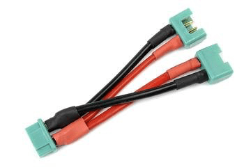 GF-1320-061 GFORCE Y-LEAD PARALLEL MPX, SILICON WIRE 14AWG (1PC) - Aussie Hobbies 
