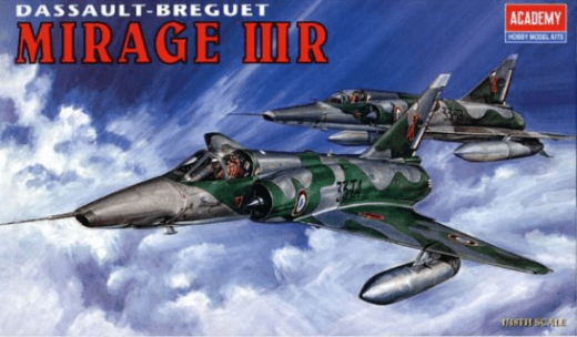 ACADEMY 1/48 MIRAGE IIIR FIGHTER PLASTIC MODEL KIT - Aussie Hobbies 