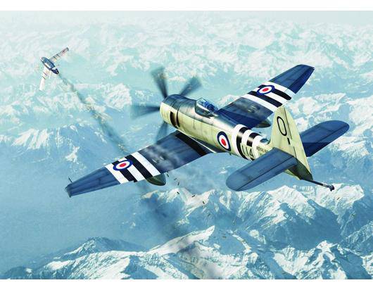 TRUMPETER 01631 1/72 HAWKER "SEA FURY" FB.11 - Aussie Hobbies 