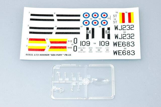 TRUMPETER 01631 1/72 HAWKER "SEA FURY" FB.11 - Aussie Hobbies 