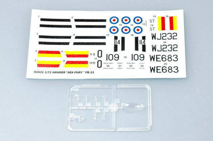 TRUMPETER 01631 1/72 HAWKER "SEA FURY" FB.11 - Aussie Hobbies 