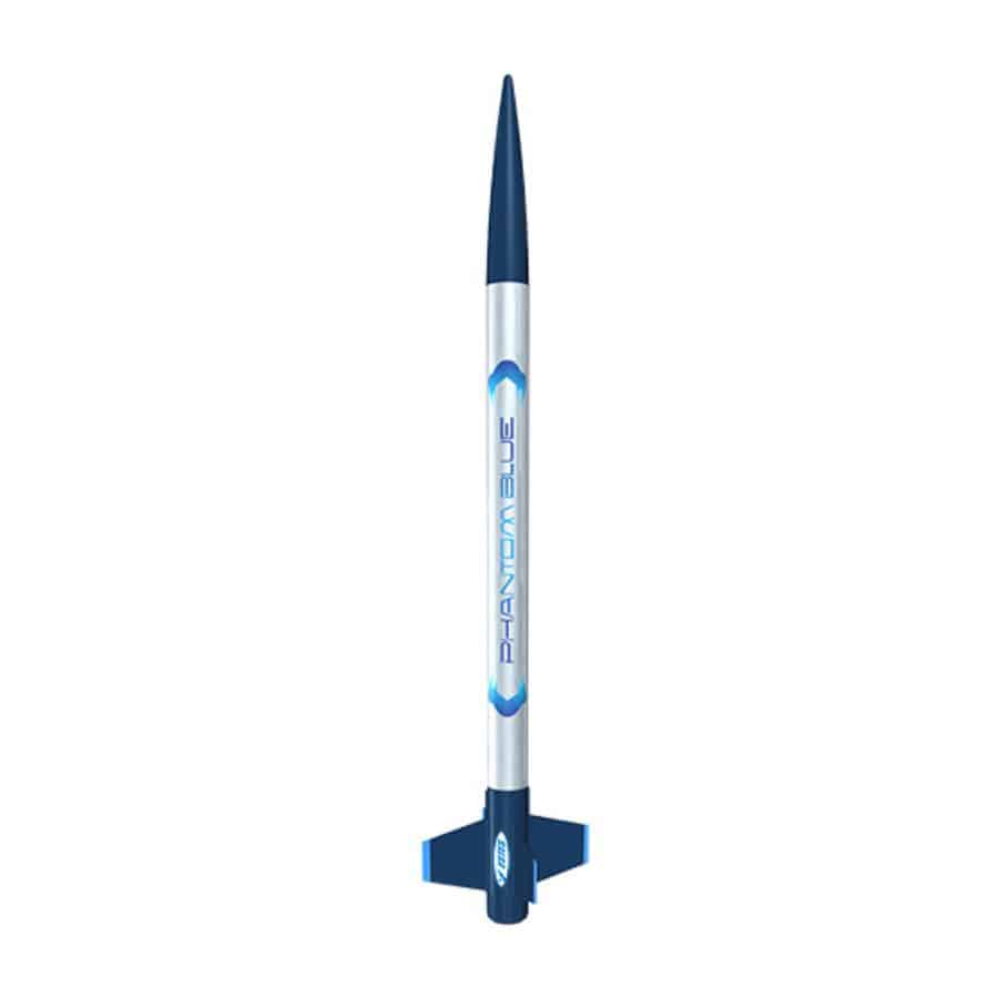 Estes Phantom Blue Beginner Model Rocket Kit - Aussie Hobbies 