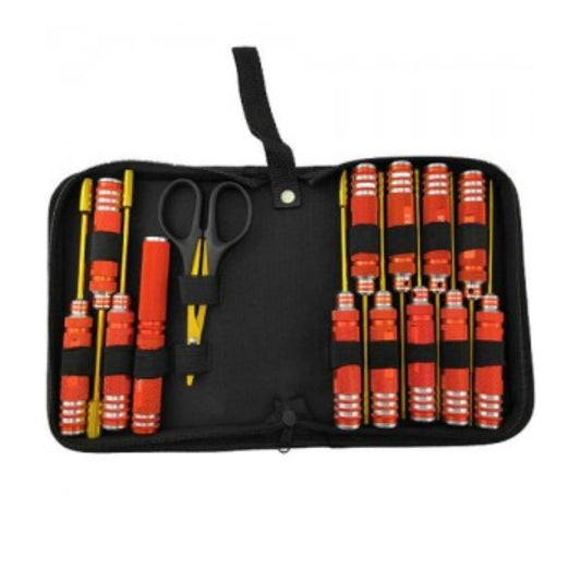 Tool Kit - Red Classic 14 Piece Kit - Aussie Hobbies 