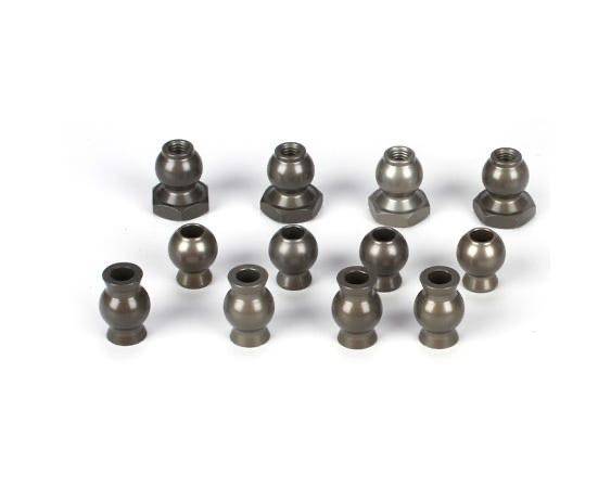 Losi Camber & Steering Pivot Ball Set (12): 5IVE-T - Aussie Hobbies 
