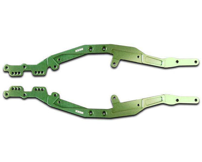Nexx Racing CNC Aluminum Rails. These premium chassis rails are precision-machined from high-grade aluminium to provide unmatched durability, rigidity, and structural support for demanding crawler builds.
