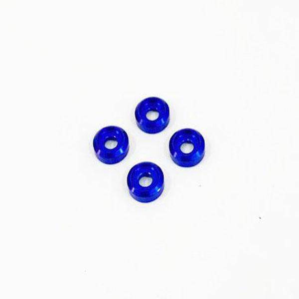 NEXX Racing CNC Aluminum 2mm Washer (4pcs) (BLUE) - Aussie Hobbies 