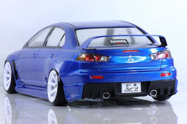 Pandora Mitsubishi Lancer Evolution X RC Drift Body Shell - Aussie Hobbies 
