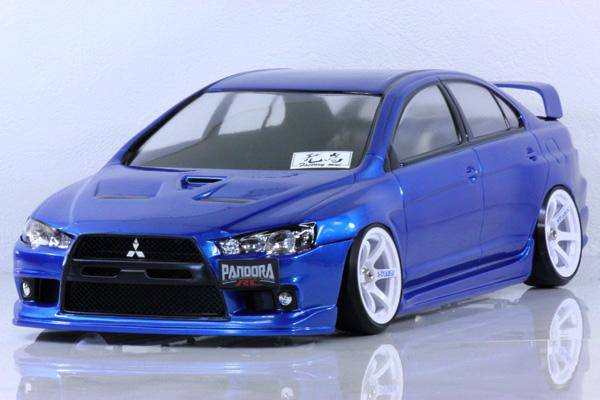 Pandora Mitsubishi Lancer Evolution X RC Drift Body Shell - Aussie Hobbies 