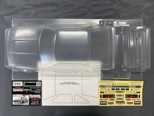 Pandora Toyota Celica XX A60 RC Drift Body Shell - Aussie Hobbies 