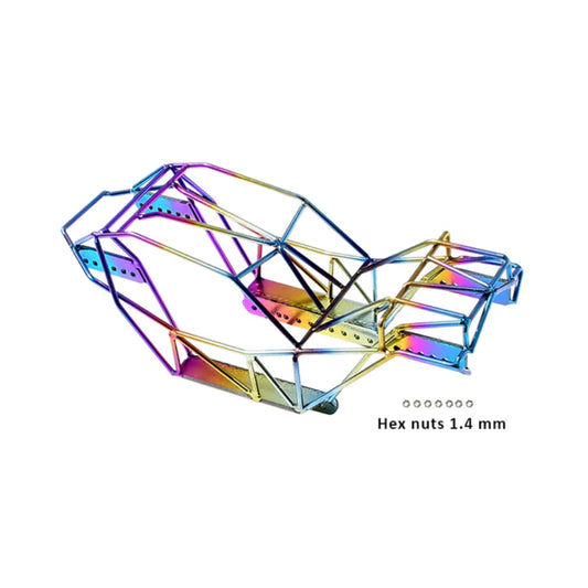 Furitek OLYMPUS Titanium Rolling Cage For Axial SCX24 Rainbow