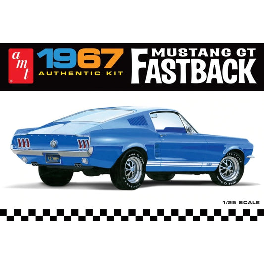 AMT 1/25 1967 Ford Mustang GT Fastback Model Kit | Classic Car
