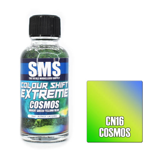 SMS Colour Shift Extreme Cosmos (Bright Green/Yellow/Blue)