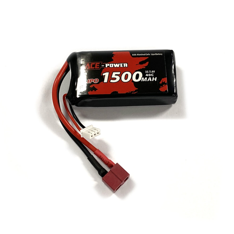 Ace Power- 1500mah Softcase 7.4v Lipo - Deans