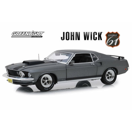 Greenlight Diecast 1:18 John Wick 1969 Mustang Boss 429