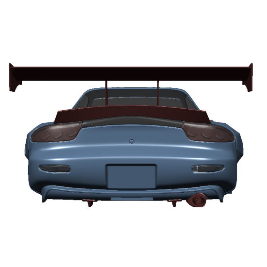 RC ARLOS RX7 FD REAR WING TYPE 1 - Aussie Hobbies 