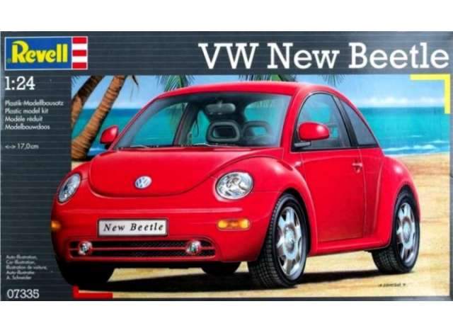 Revell VW Beetle Convertible Plastic Model Kit - Aussie Hobbies 