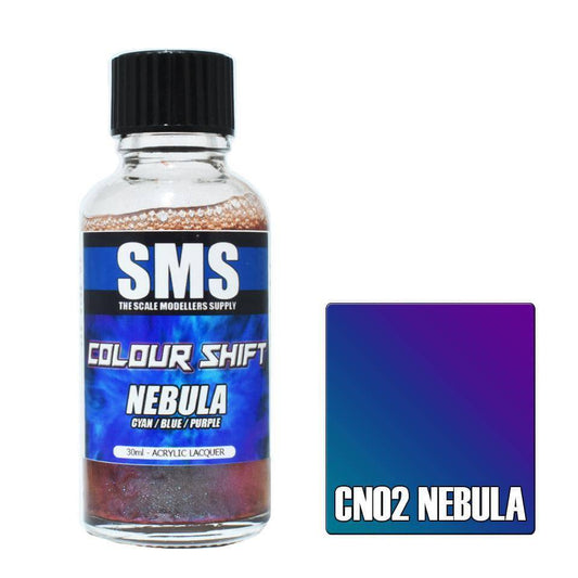 Colour Shift NEBULA (CYAN / BLUE / PURPLE) 30ml - Aussie Hobbies 