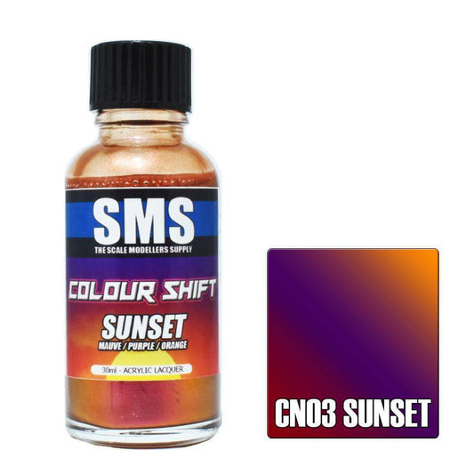 Colour Shift SUNSET (MAUVE / PURPLE / ORANGE) 30ml - Aussie Hobbies 