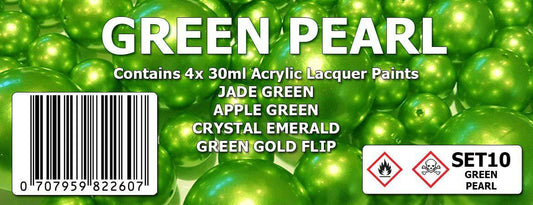 GREEN PEARLS Colour Set - Aussie Hobbies 