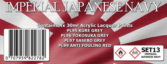 IMPERIAL JAPANESE NAVY Colour Set - Aussie Hobbies 