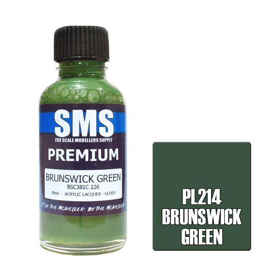 Premium BRUNSWICK GREEN 30ml - Aussie Hobbies 