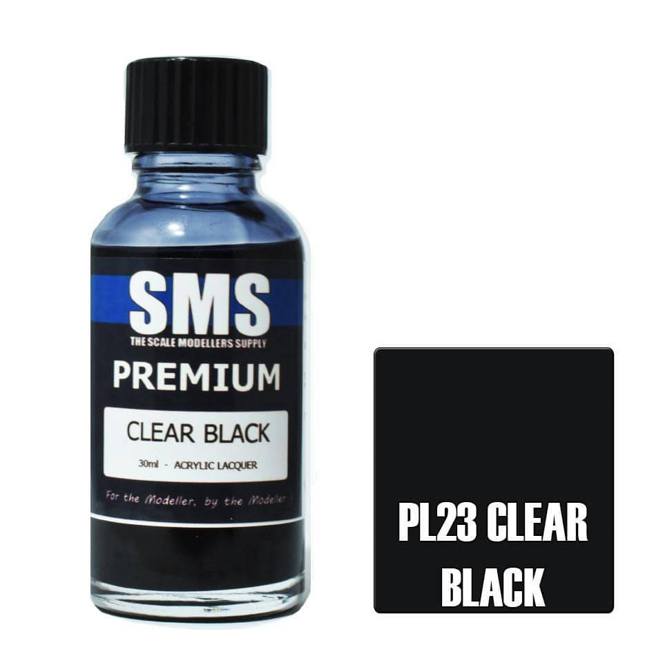 Premium CLEAR BLACK 30ml - Aussie Hobbies 