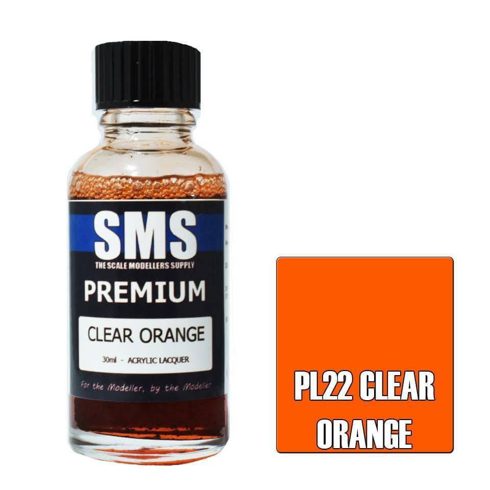 Premium CLEAR ORANGE 30ml - Aussie Hobbies 