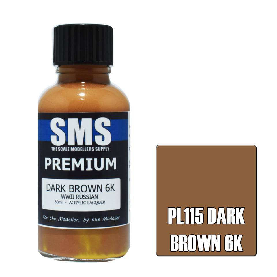 Premium DARK BROWN 6K 30ml - Aussie Hobbies 