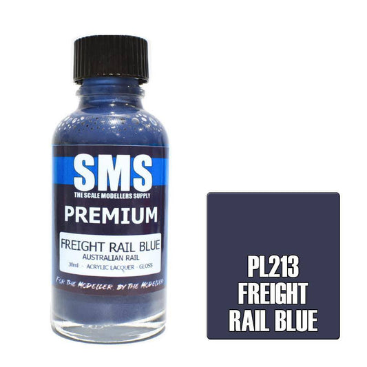 Premium FREIGHT RAIL BLUE 30ml - Aussie Hobbies 