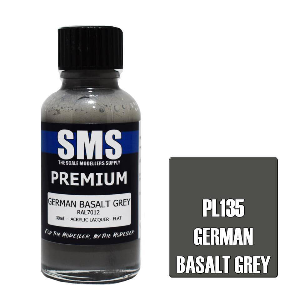 Premium GERMAN BASALT GREY RAL7012 30ml - Aussie Hobbies 