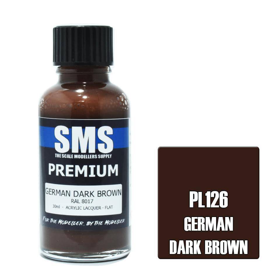 Premium GERMAN DARK BROWN RAL8017 30ml - Aussie Hobbies 