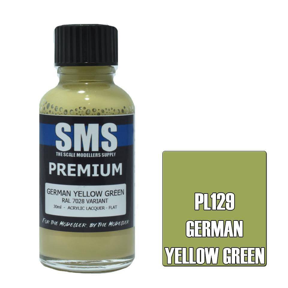 Premium GERMAN YELLOW GREEN RAL7028 (VARIANT - EARLY WAR) 30ml - Aussie Hobbies 