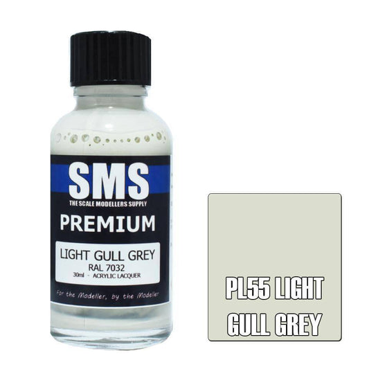 Premium LIGHT GULL GREY RAL7032 30ml - Aussie Hobbies 